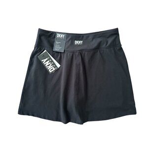 Dkny Sport Women's Balance Supersoft Compression Skort Black New